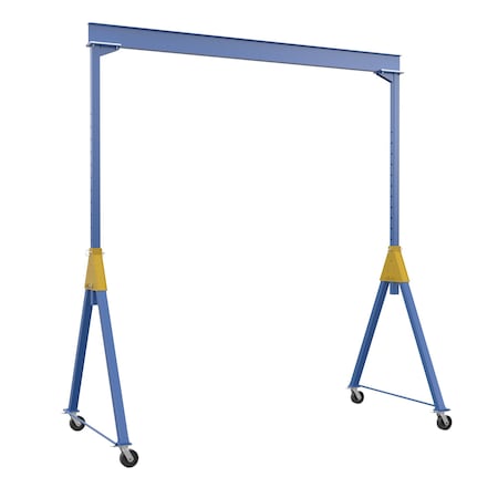 Vestil Knock-Down Adj Steel Gantry, 6K, 15x16 AHSN-6-15-16